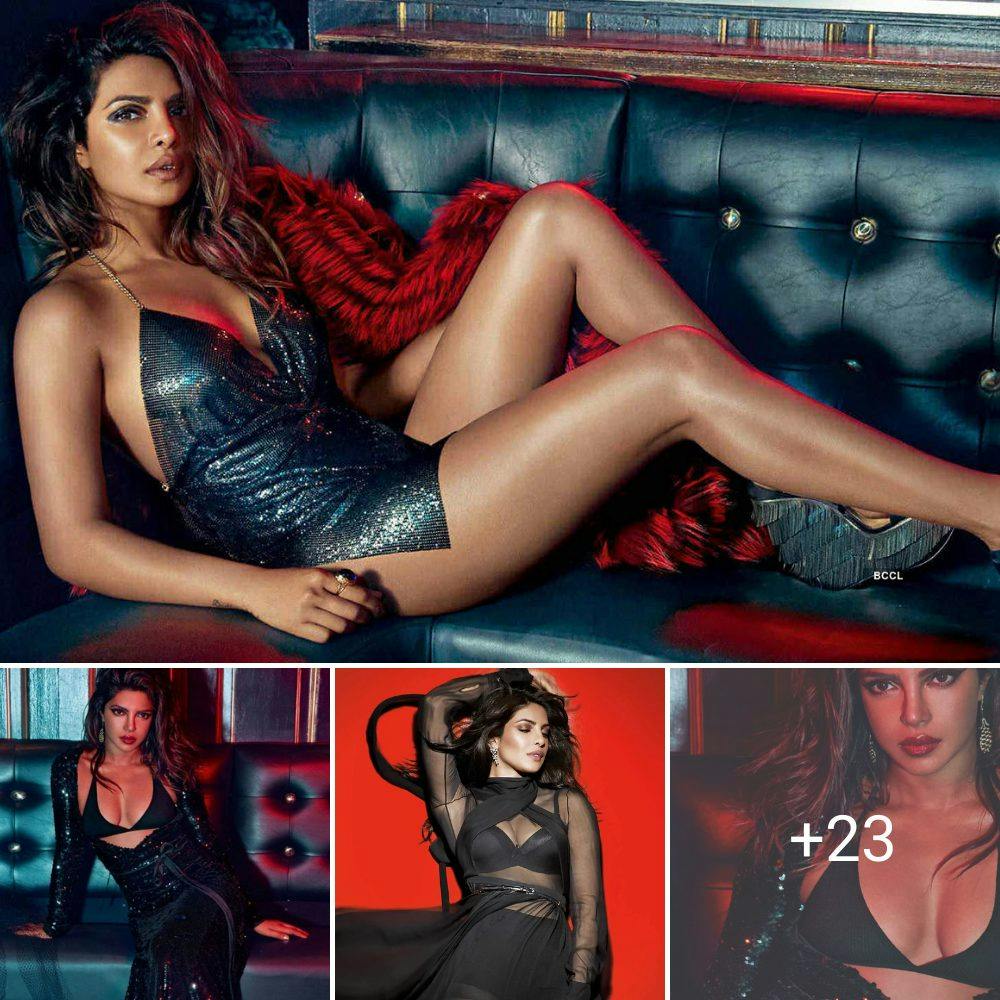 Cover Image for Falls in love with all 𝑠e𝑥y times and actions of Priyanka Chopra flaunts both of her bare back and huge breast as she poses in this shoot photos