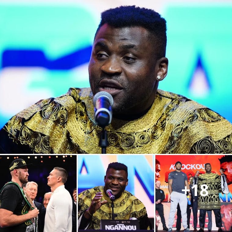 Cover Image for Francis Ngannou posts brilliant response to Tyson Fury’s fight against Oleksandr Usyk being postponed as he claims his bout with Anthony Joshua should be for the undisputed title