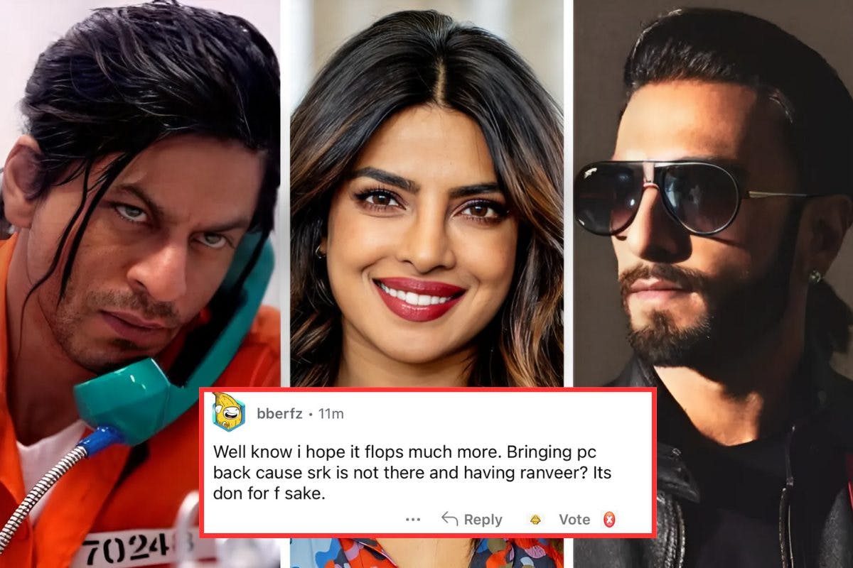 Cover Image for Priyanka Chopra Jonas will reportedly be cast alongside Ranveer Singh in the film, ‘Don 3’, as Shah Rukh Khan has exited from the franchise. Here’s how the netizens reacted to the same!